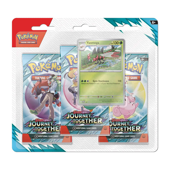 Pokémon TCG: Scarlet & Violet 9 – Journey Together - 3-Pack Blister Yanmega