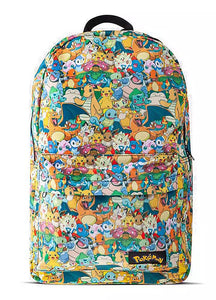 Pokémon - All Over Characters Backpack