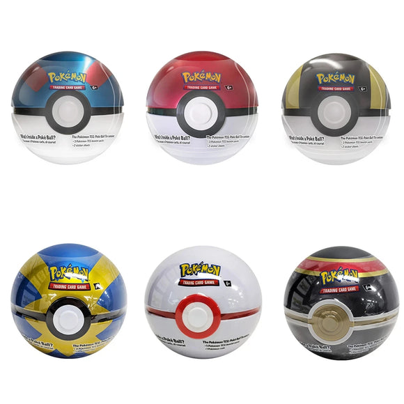 Pokemon TCG Poke Ball Tin Winter 2021 D21 Sealed CASE of 6