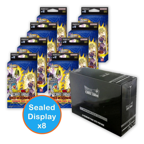 Dragon Ball Super CG Wild Resurgence Premium Pack [PP12] Display Case of 8