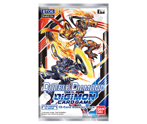 Digimon Trading Card Game: Double Diamond BT06 Booster Pack