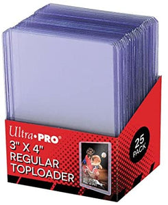 Ultra Pro Regular Toploaders 3" x 4" - Clear