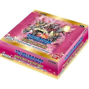 Digimon Trading Card Game: Great Legend Booster Display BT04 (24 Packs)